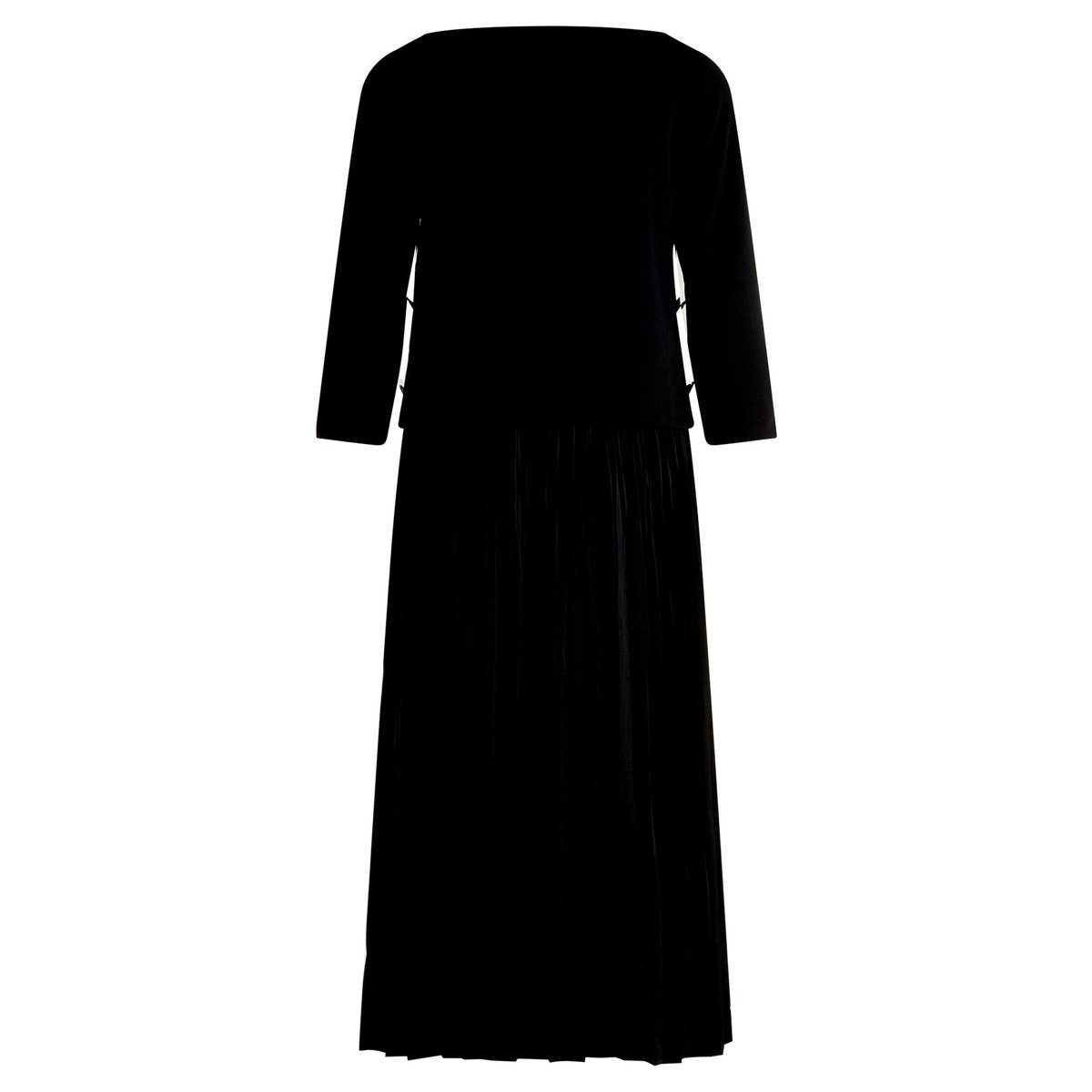 Robe en jersey à plis noir, BETTY BARCLAY