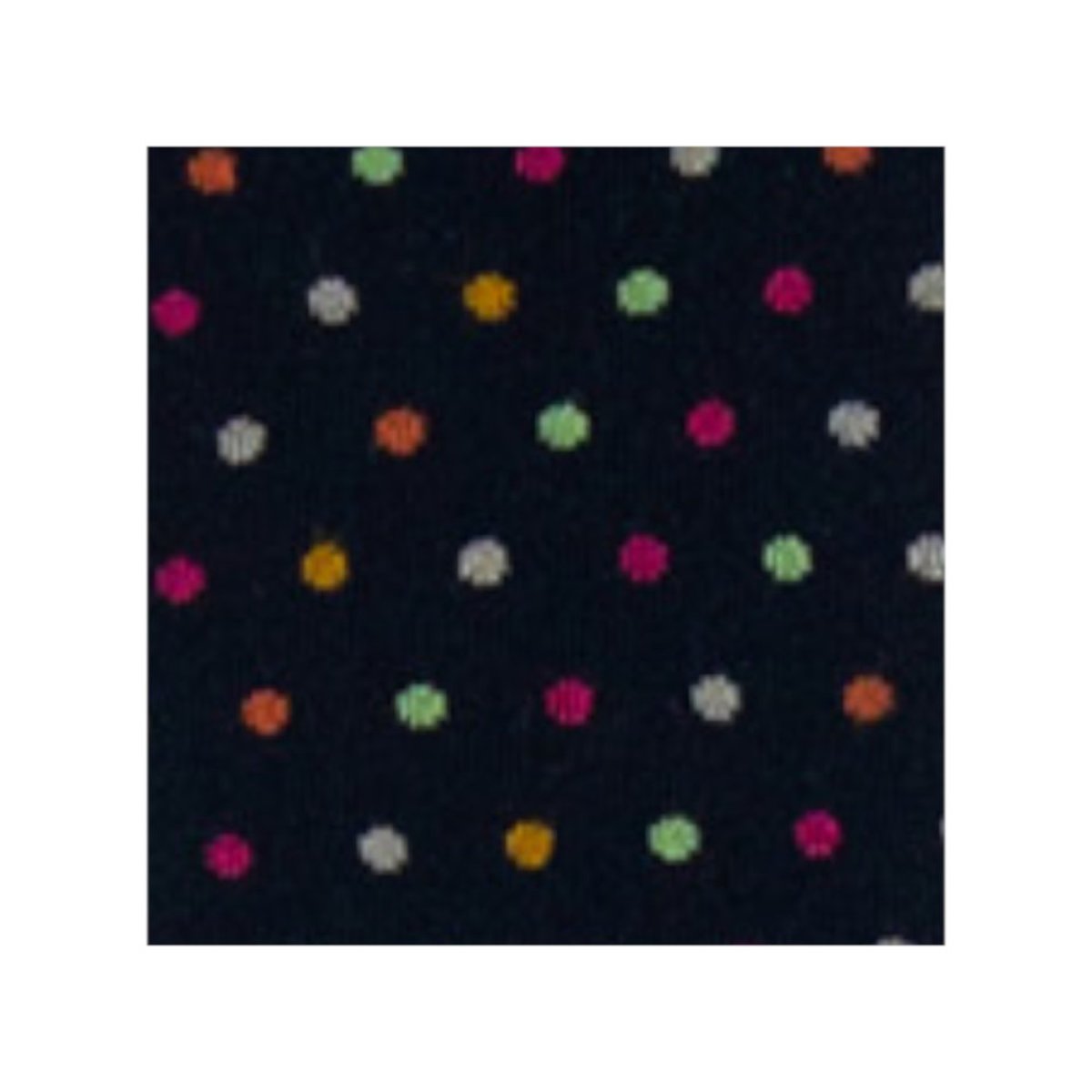 Mi-chaussettes Femme fantaisie Pois multicolores coton majoritaire multicolore, ACHILE