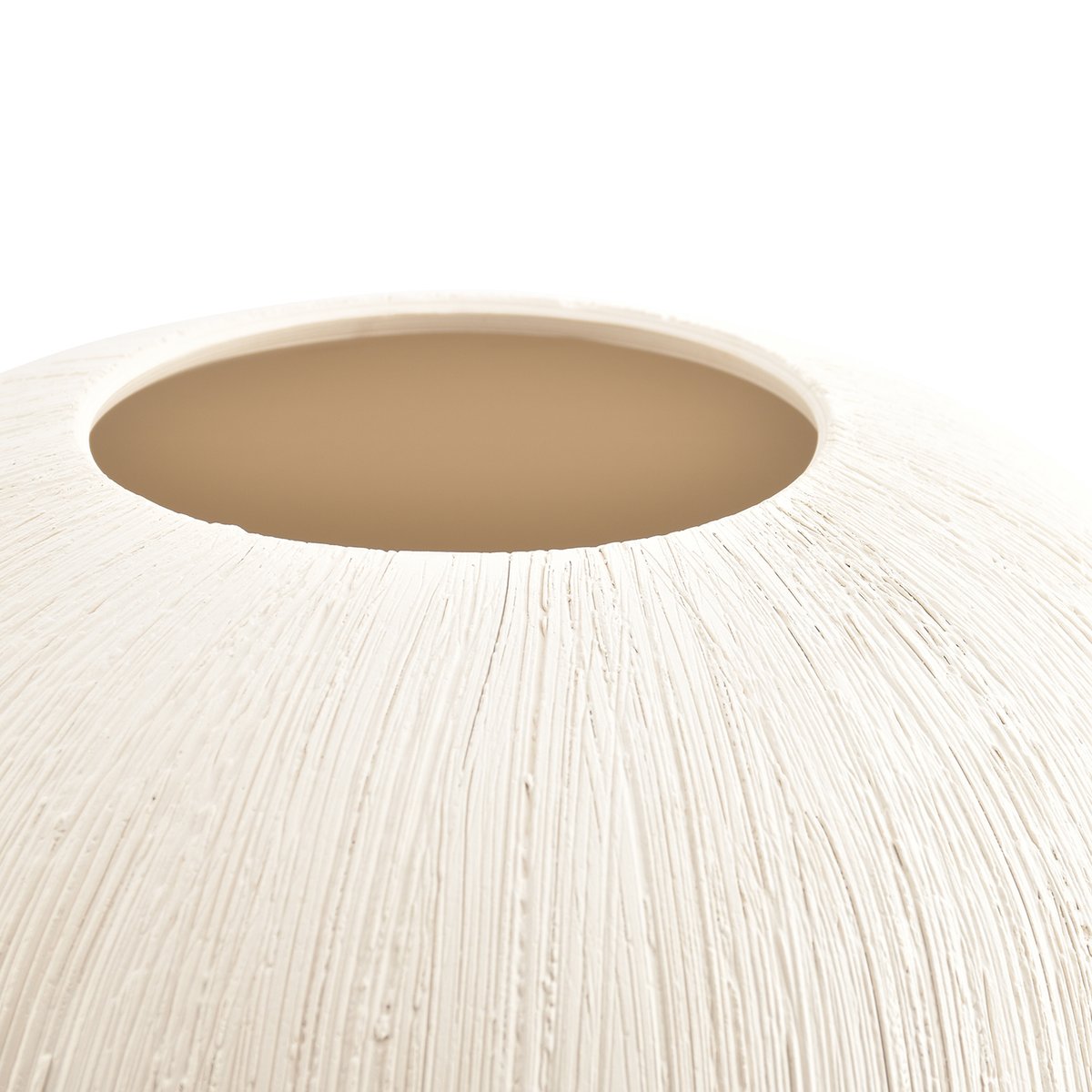 Vase rond 23 cm VICO beige, SP COLLECTION