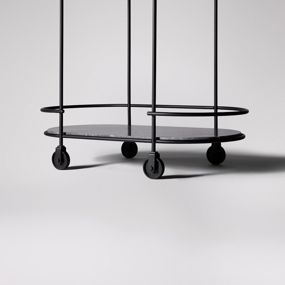 Cartizze Black Marble Trolley black, SWOON