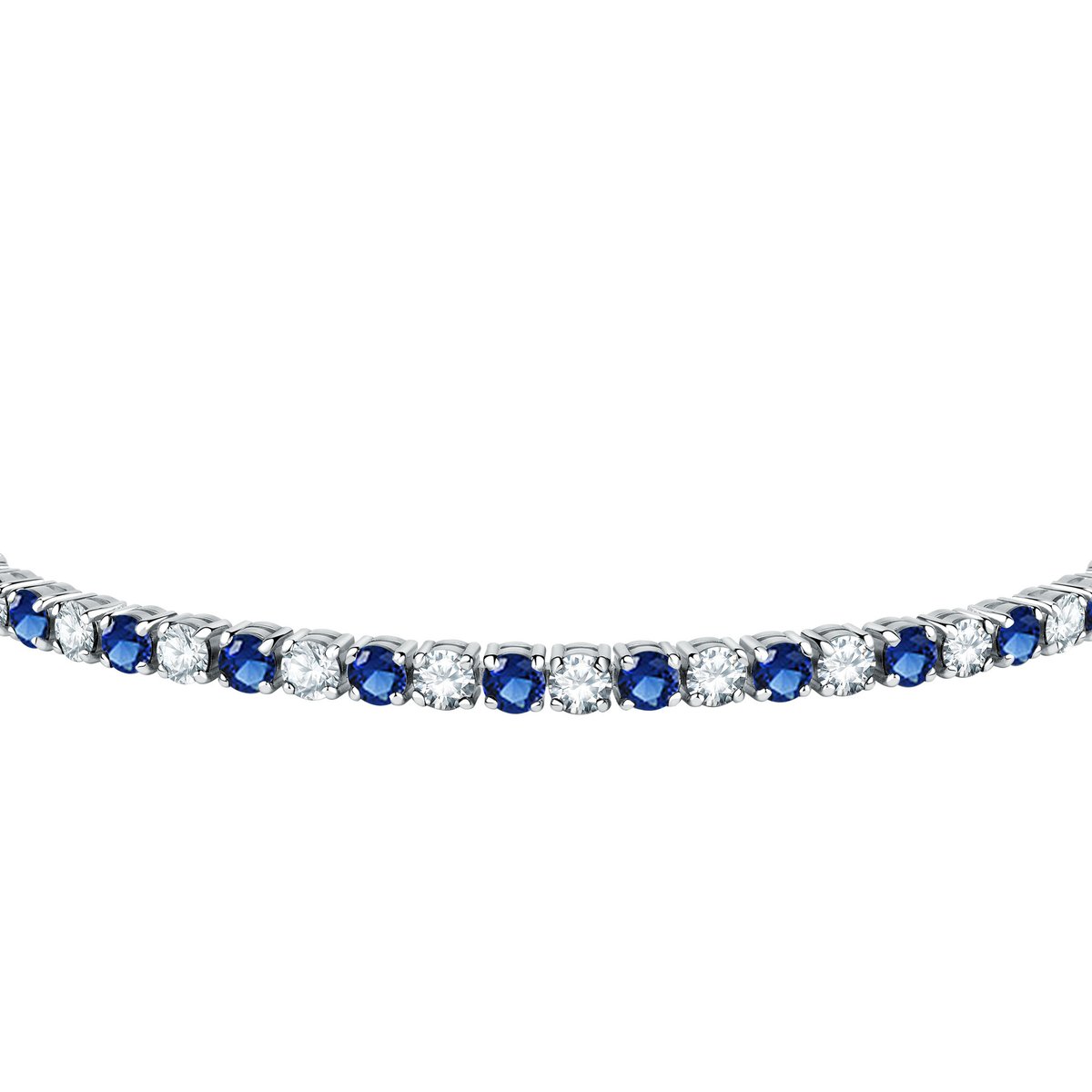 Bracelet B-TENNIS blue,silver, BLUESPIRIT