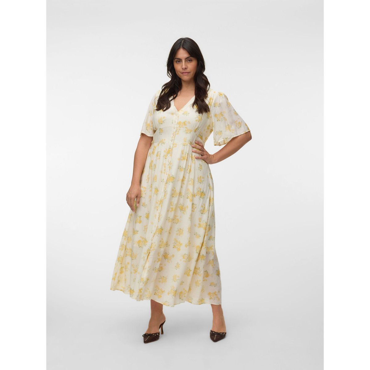 Robe Smockée birch 1, VERO MODA