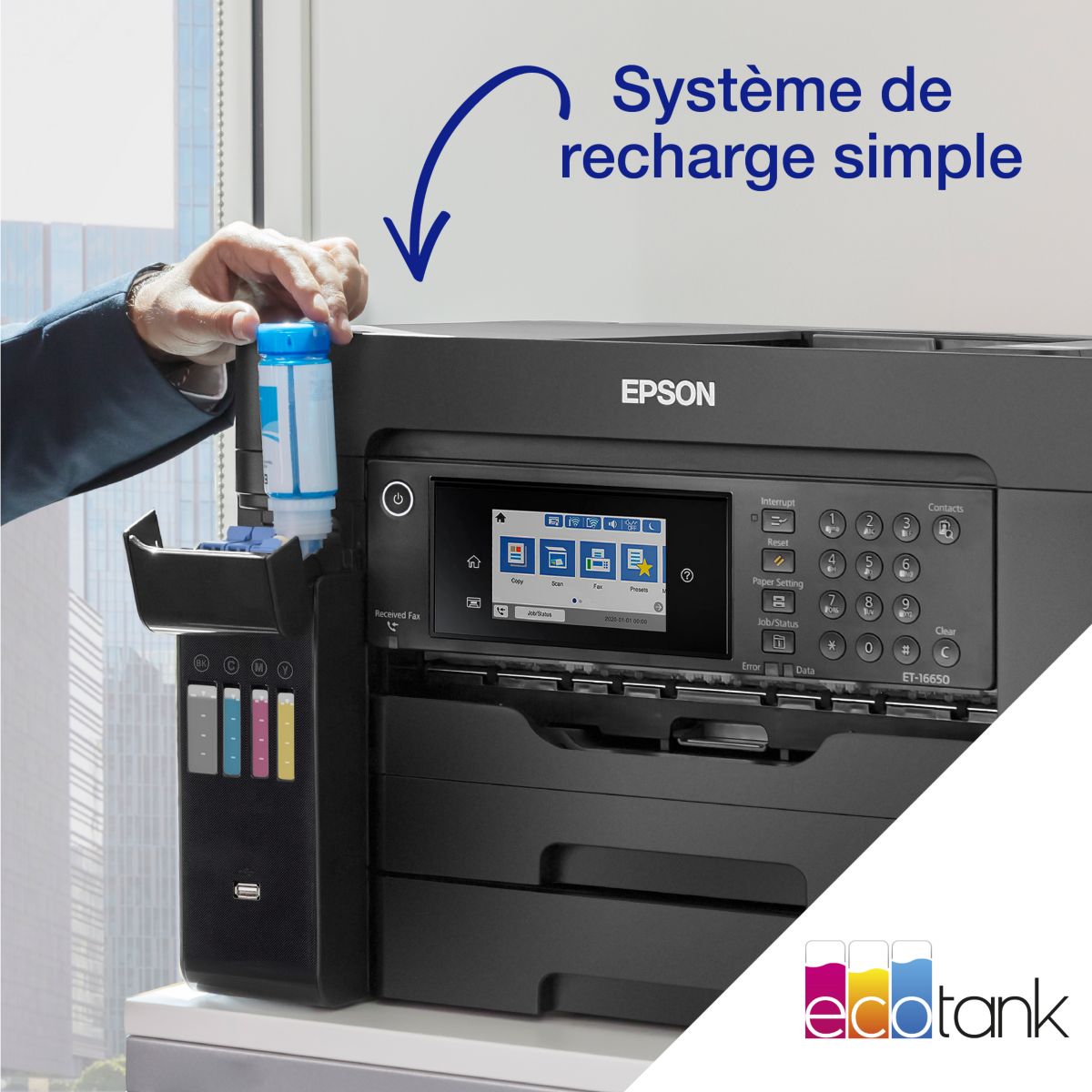 Imprimante jet d'encre EcoTank ET-16605 couleur unique, EPSON