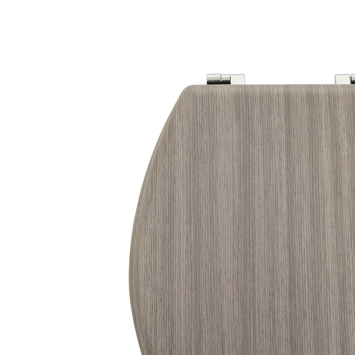 Grey Wood Pvc Veneer Toilet Seat grey, SO'HOME