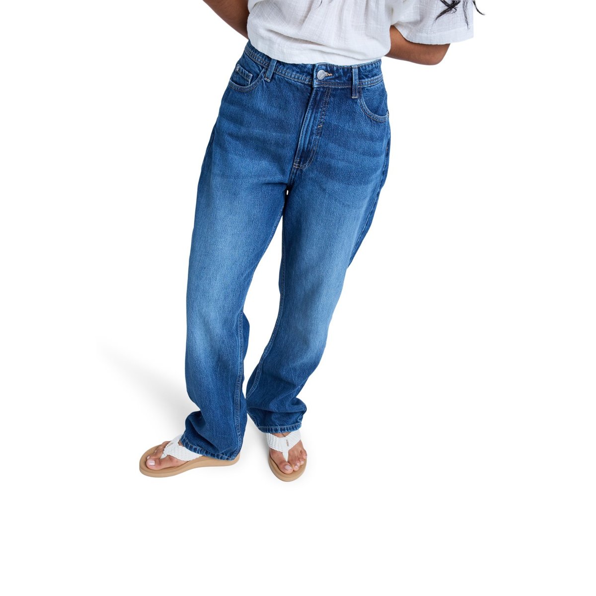 Jean relaxed LONDON AQUA MIRAGE. bleu medium blue, ROXY