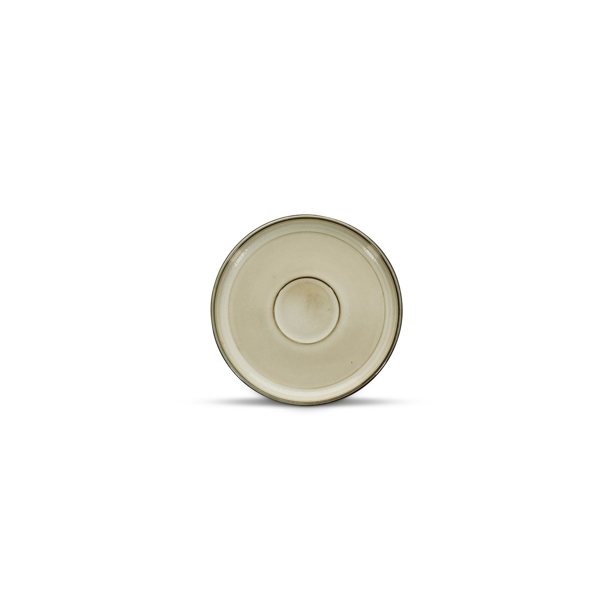 Lot de 4 soucoupes MERIDIAN beige, SALT & PEPPER