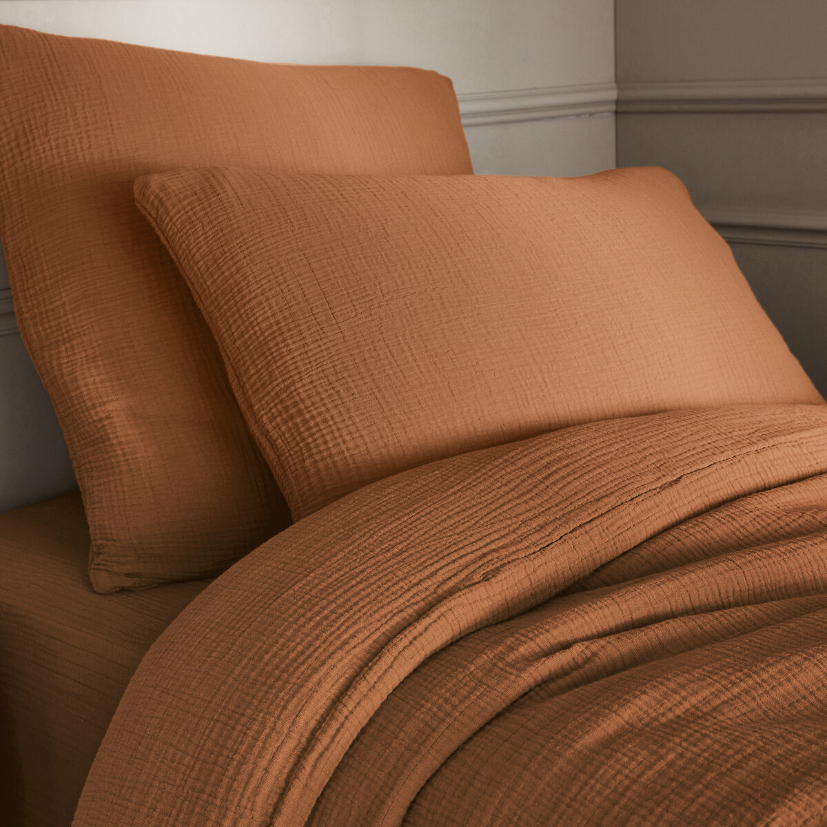 Yafa Child's Organic Cotton Duvet Cover pecan, AM.PM