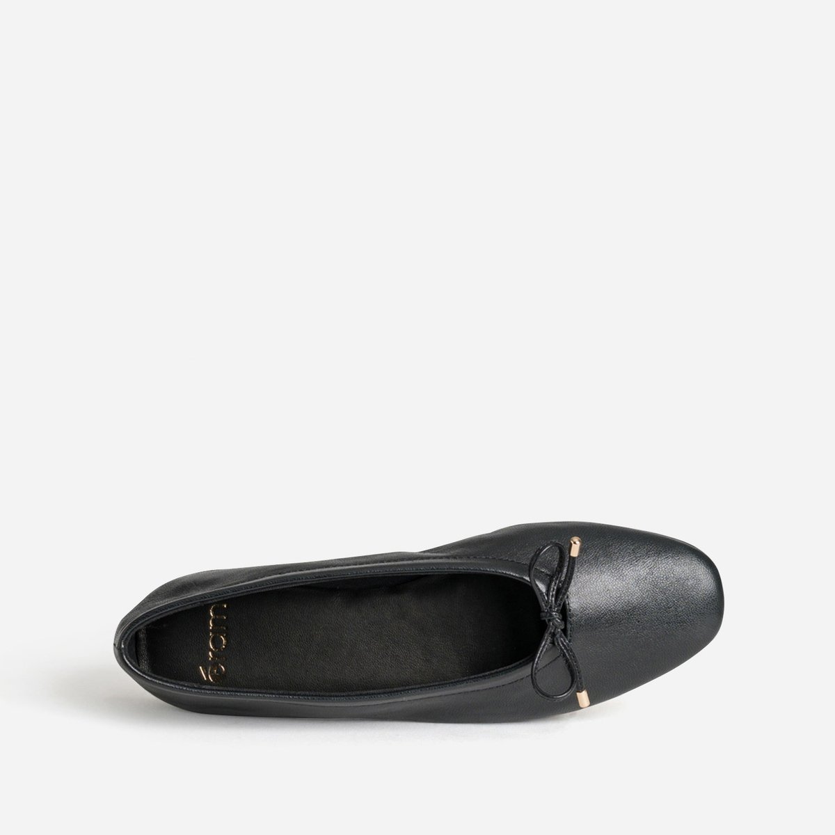 Ballerine en cuir BELLA noir, ERAM