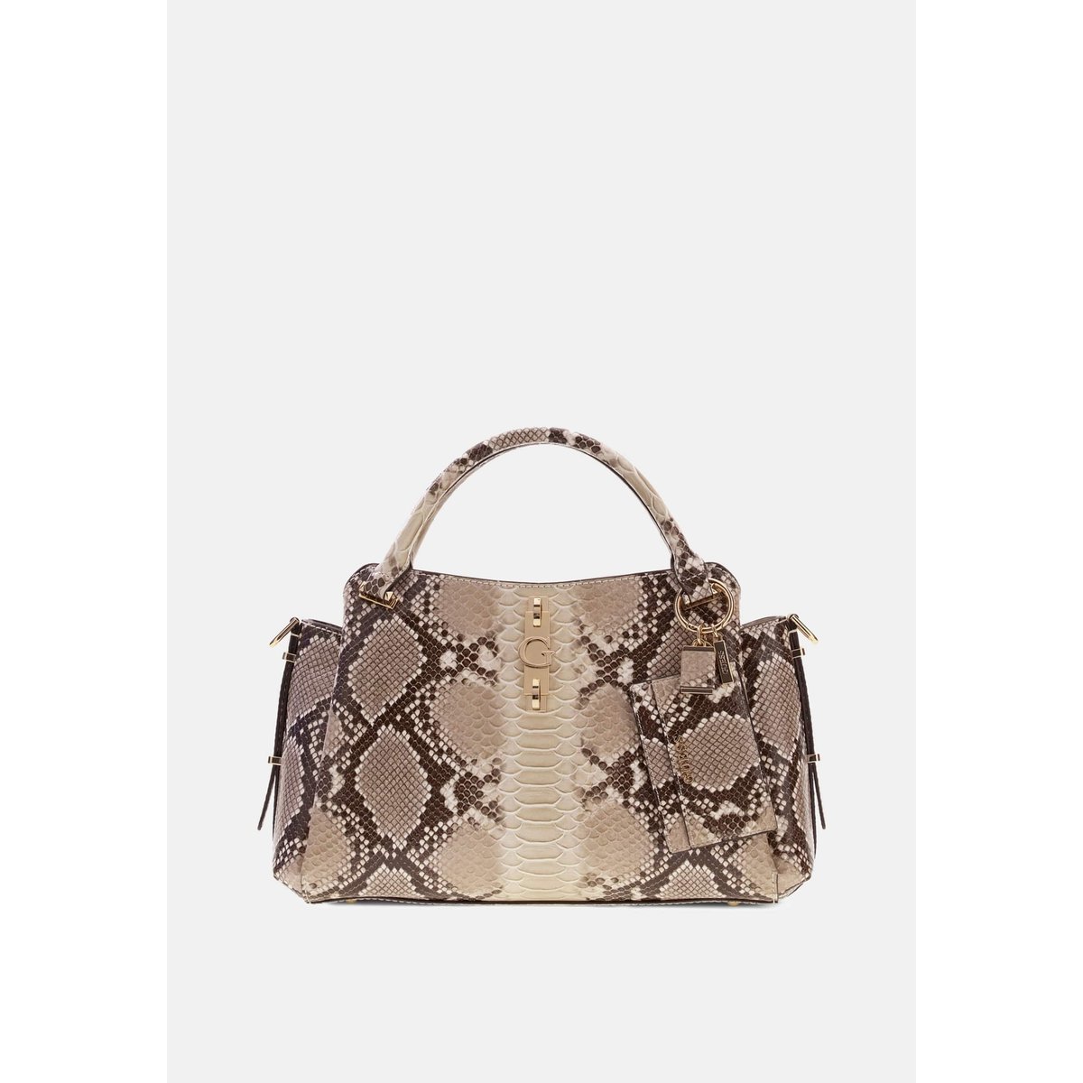 Sac À Main Imprimé Animalier Yvonne marron multi, GUESS