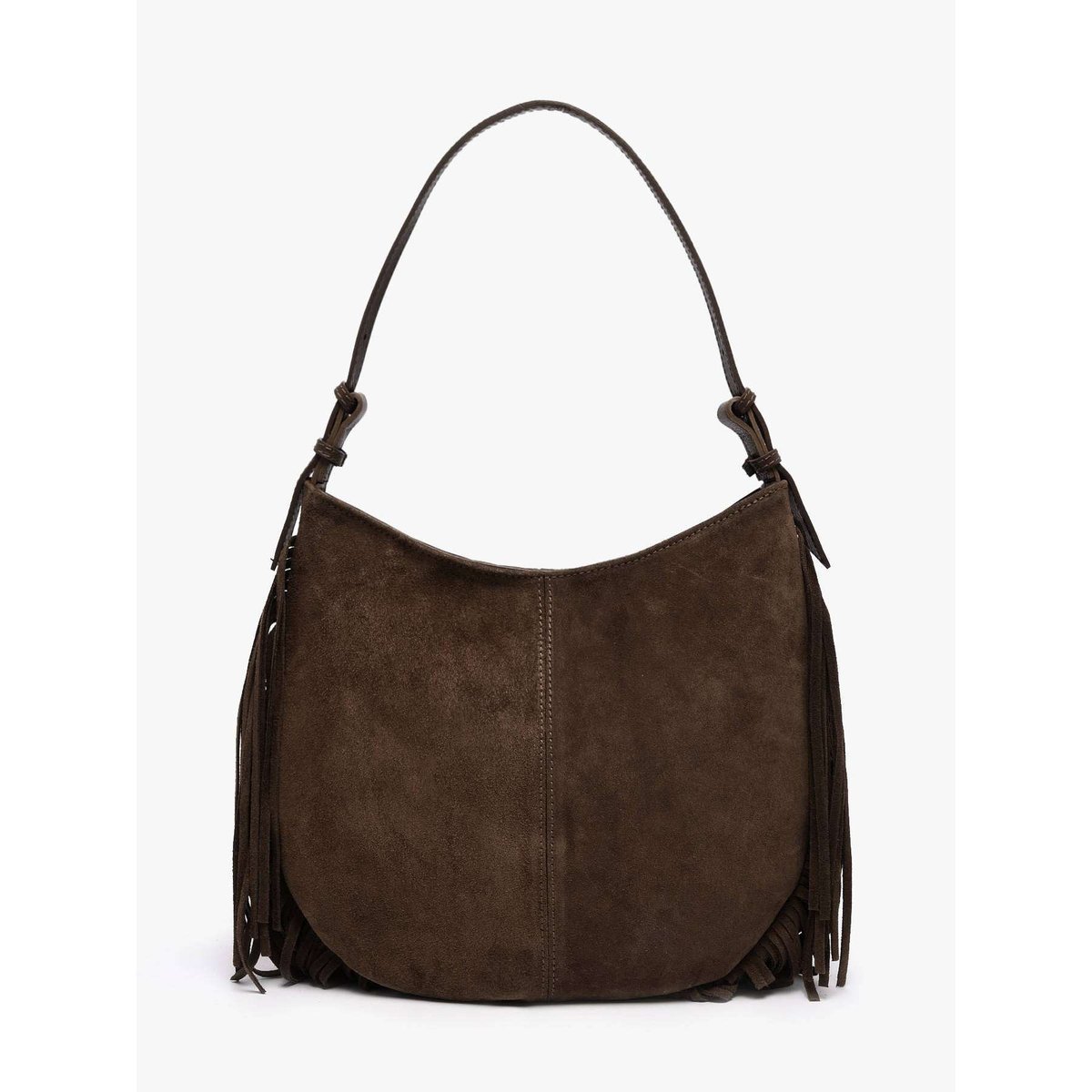 sac porté épaule Velvet cuir testa moro, MILANO