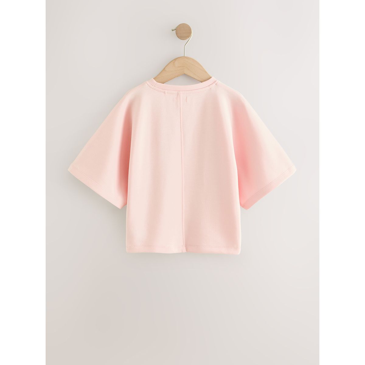 T-shirt ultra-doux à taille ajustée rose, NEXT