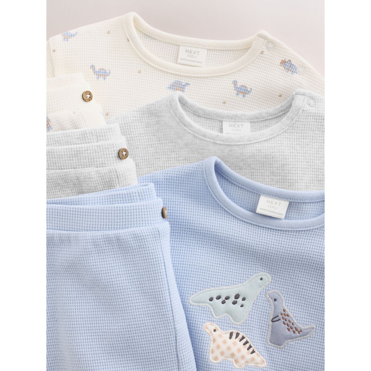 Ensemble bébé avec haut et legging, 6 pièces bleu, NEXT