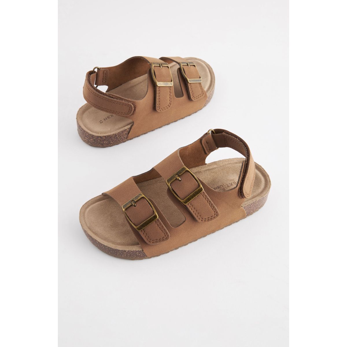 Sandales ouvertes pour l'été marron fauve, NEXT