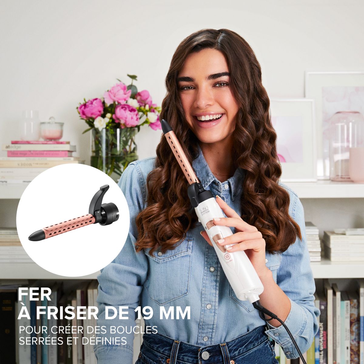 Brosse soufflante My Pro GH18 100 (5 en 1) couleur unique, BELLISSIMA