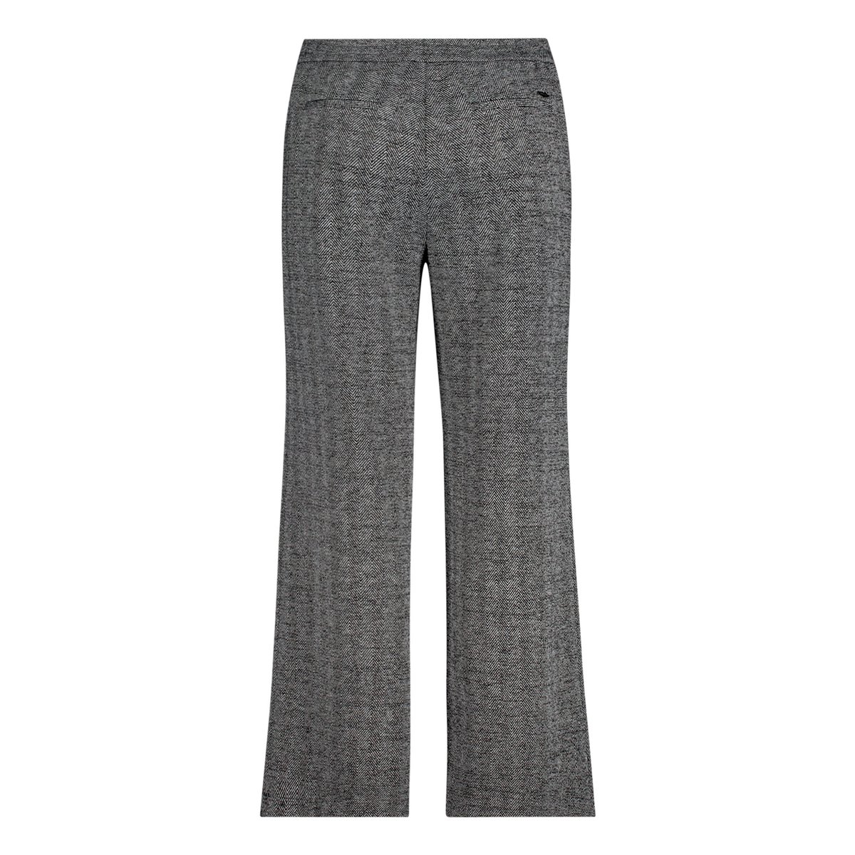 Pantalon en toile à fils de fil textile noir/gris, BETTY & CO