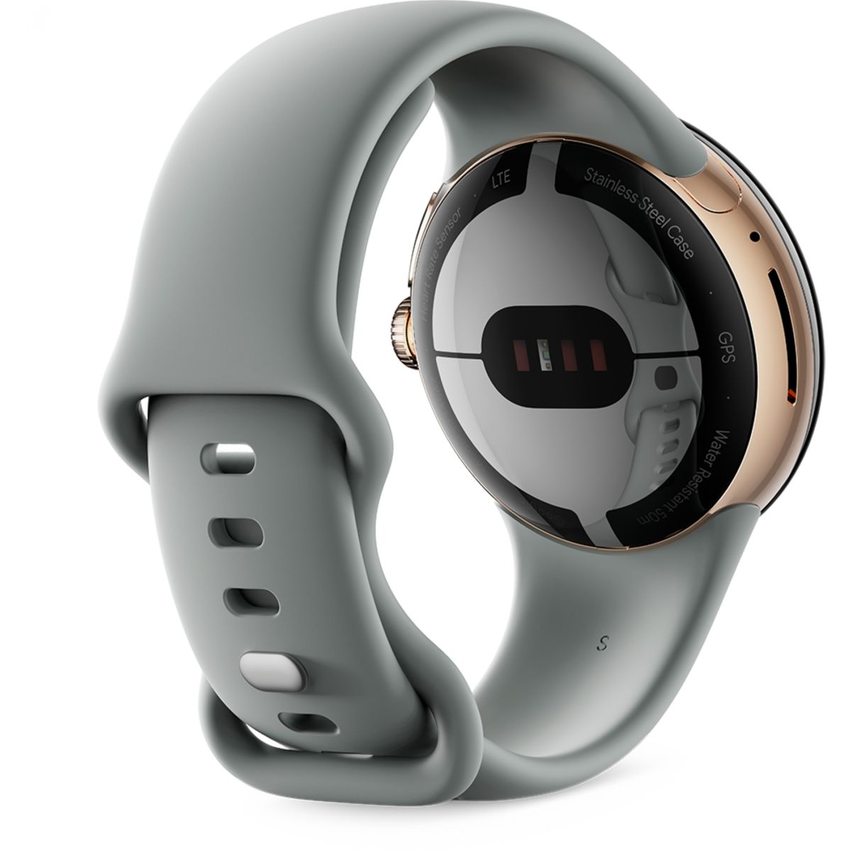 Bracelet Pixel Watch Bands Silicone vert vert, GOOGLE