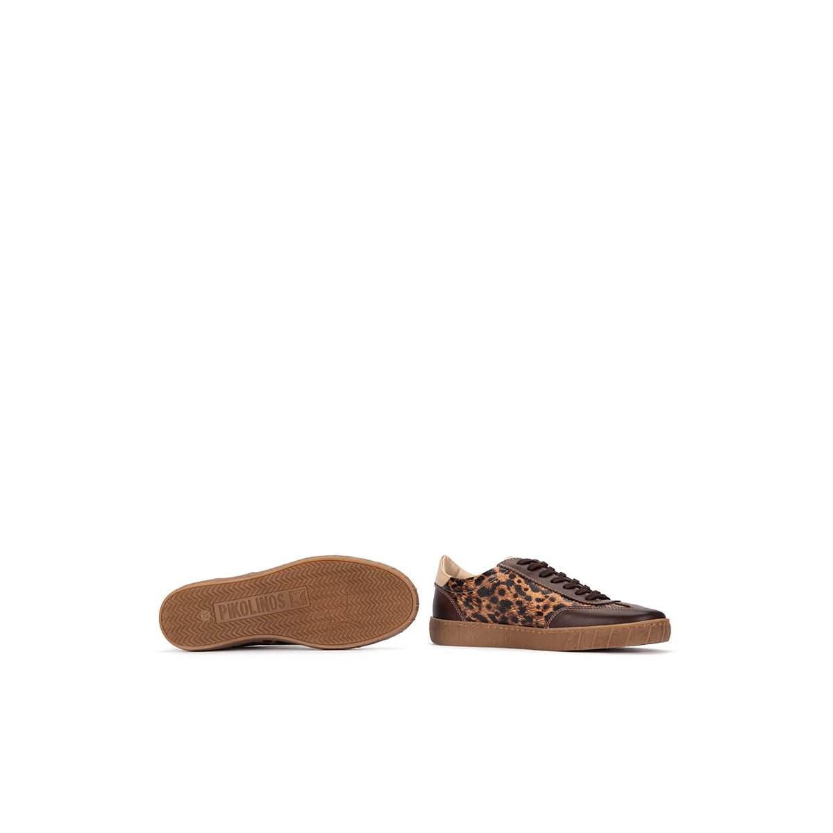 Baskets cuir Lanzarote marron, PIKOLINOS