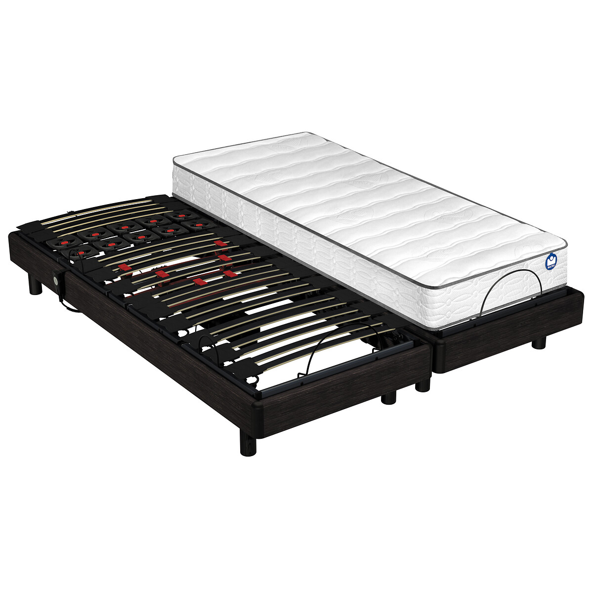 Conjunto de relajación eléctrico articulado marrón wengué, BULTEX