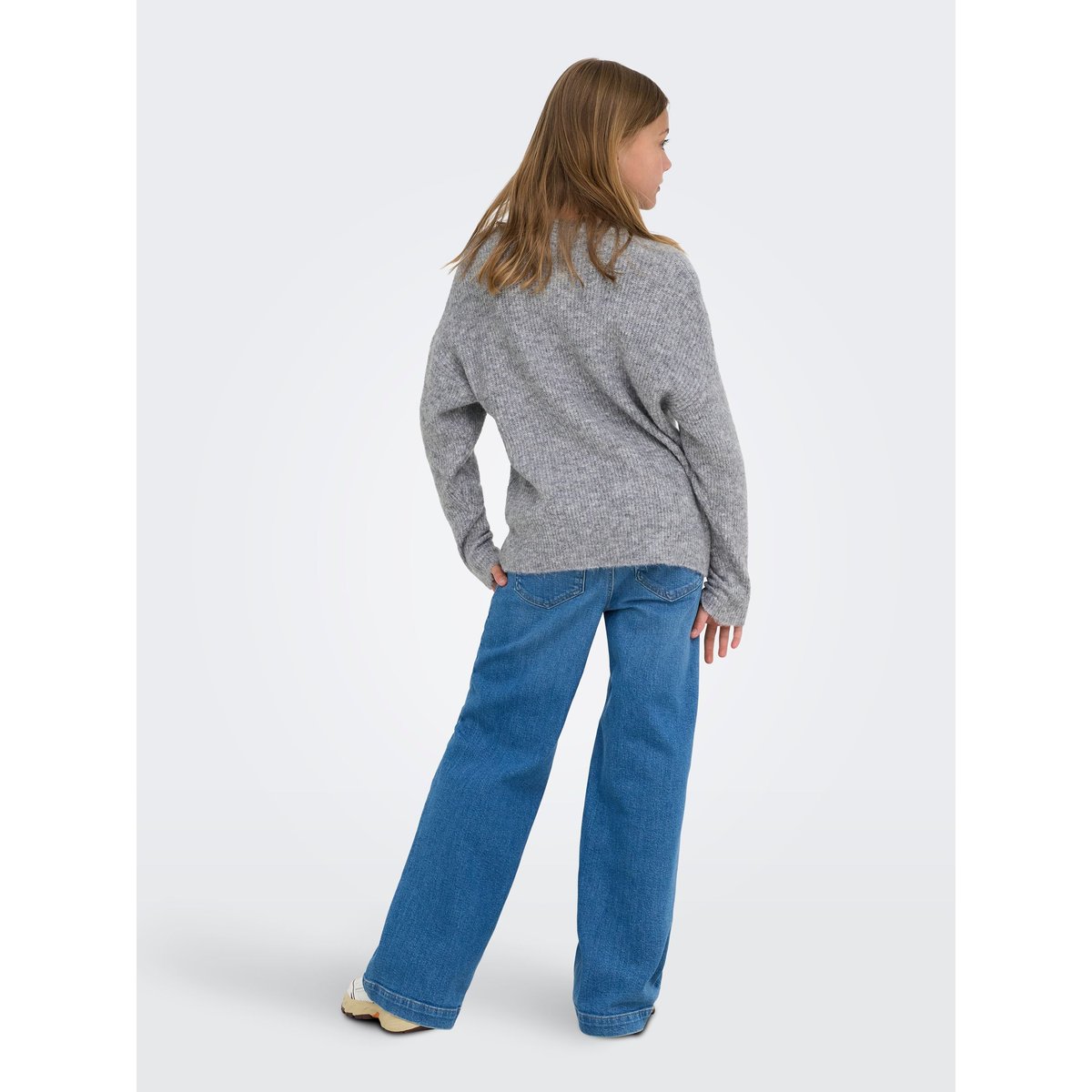Pull En Maille grey melange 1, KIDS ONLY