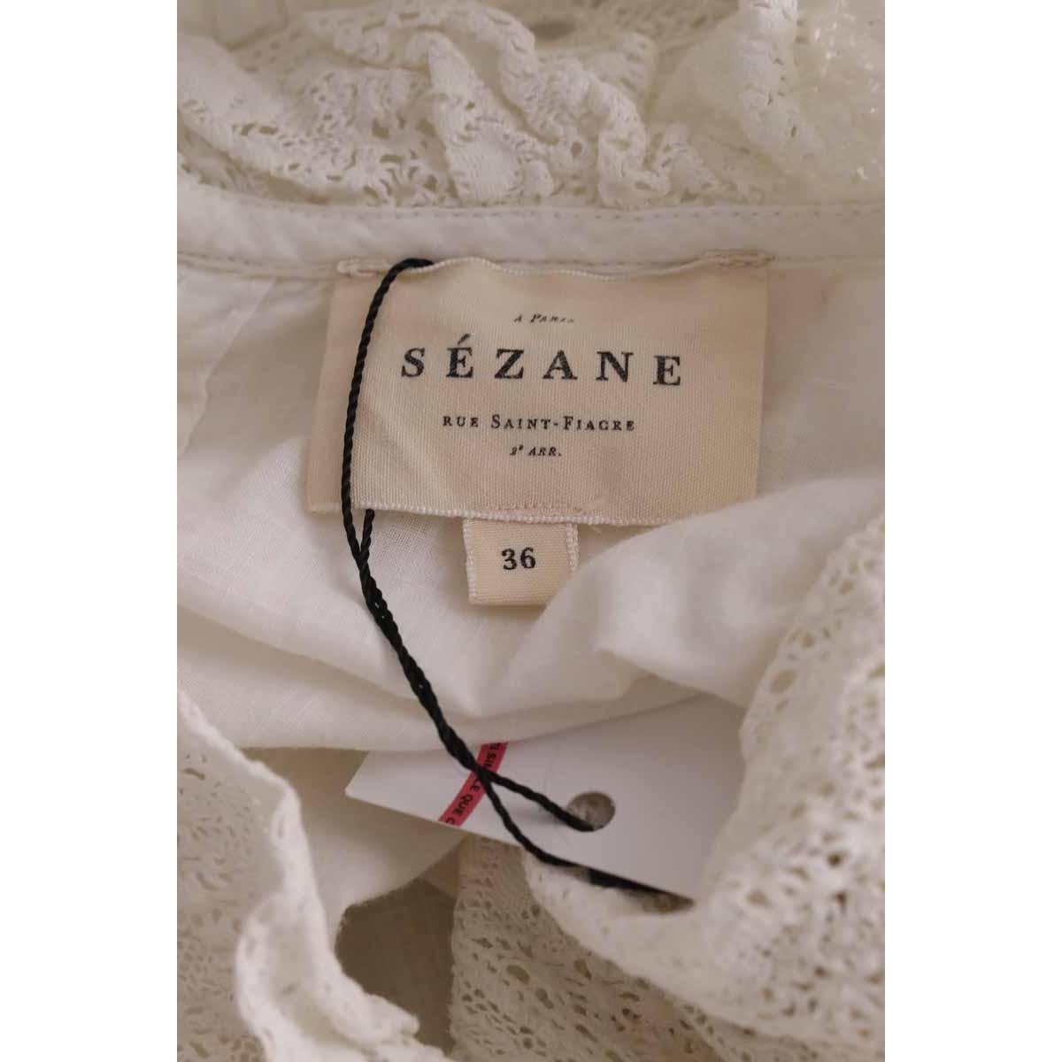 Blouse - Très Bon État blanc, SEZANE