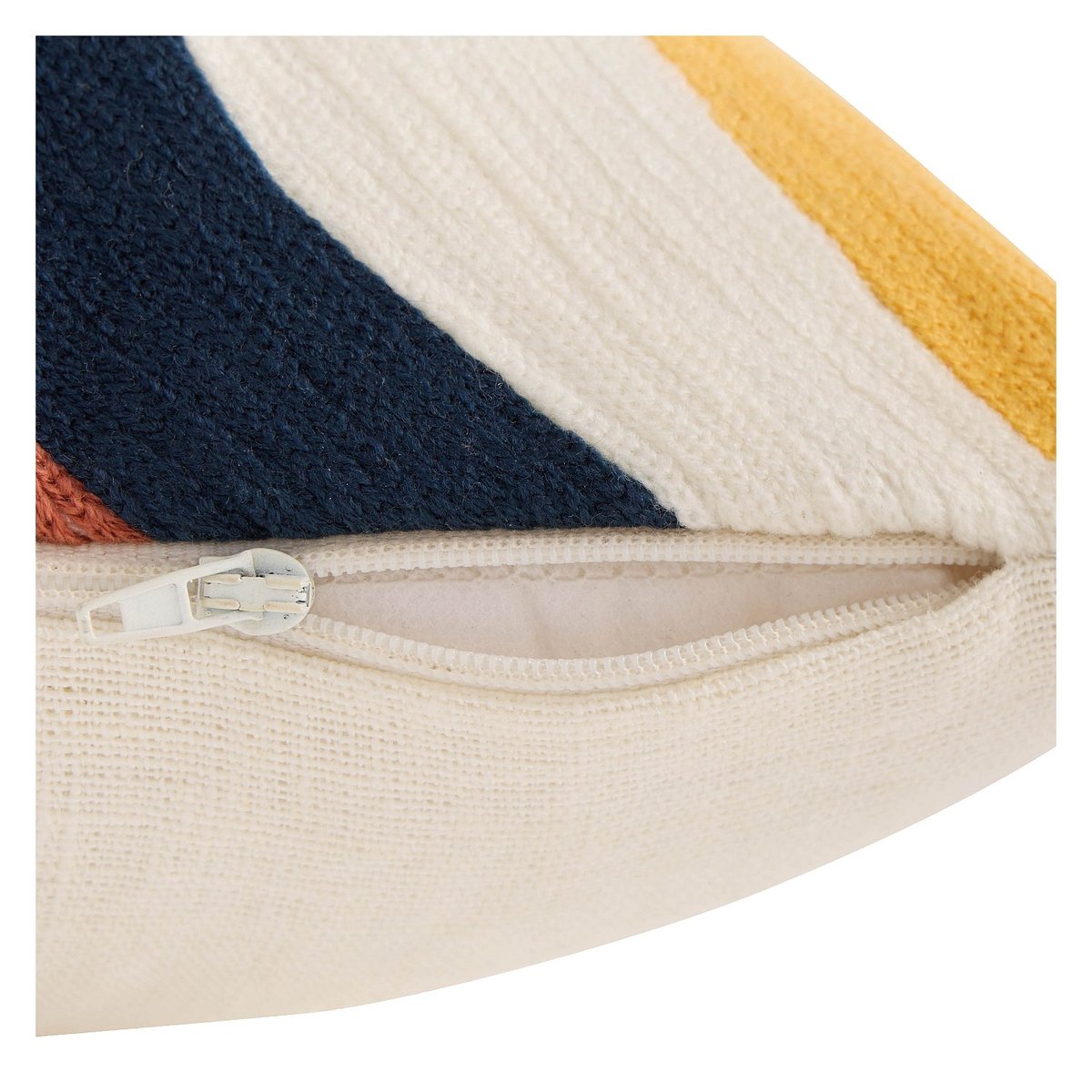 Coussin lin CASTILLE multicolore, HABITAT