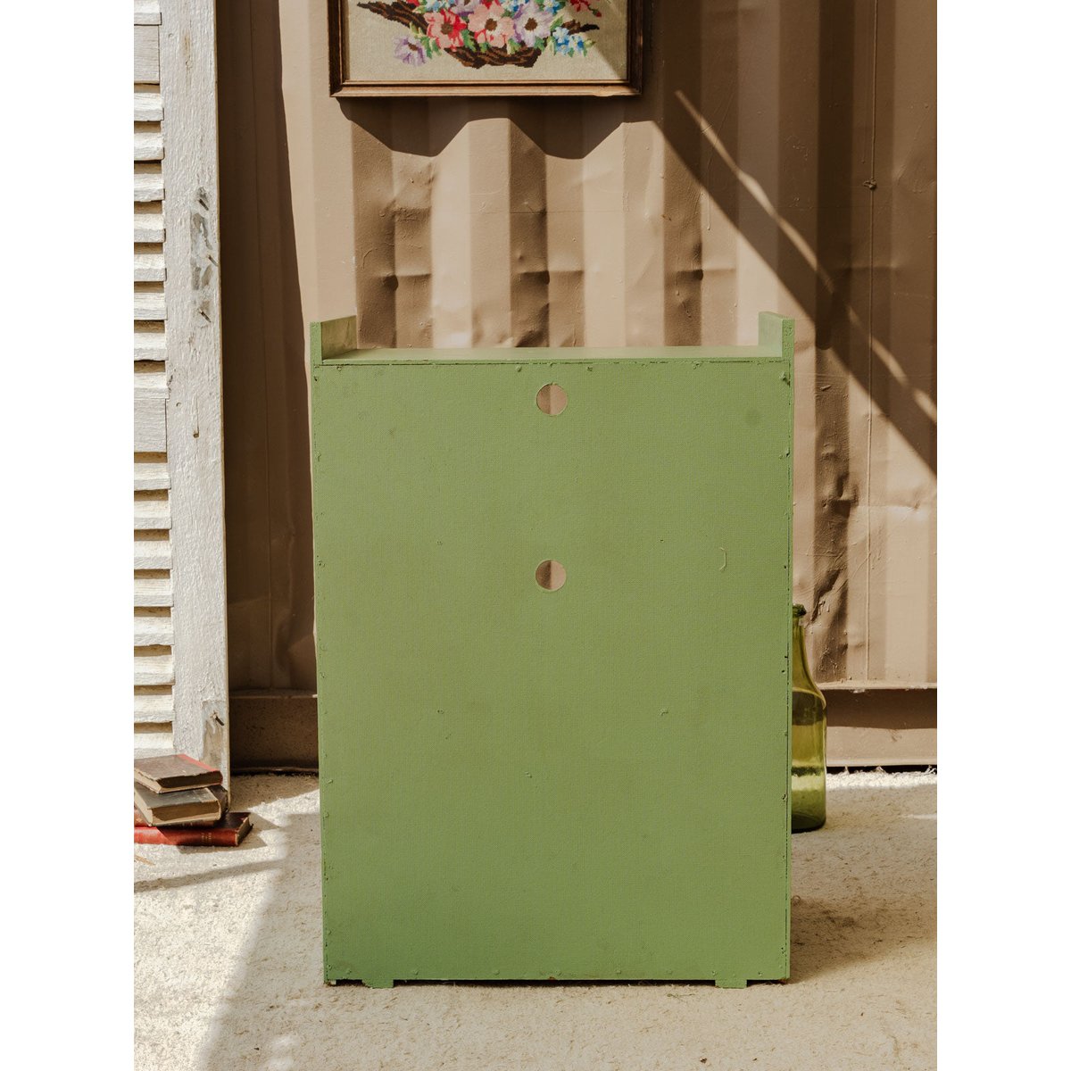 Étagère en bois vert Gaëlle N°879 - Bon état vert, DEBONGOUT