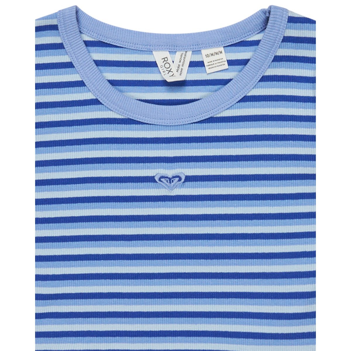 T-shirt à manches longues HEY YEAH YEAH. violet dazzling blue party wave strip, ROXY