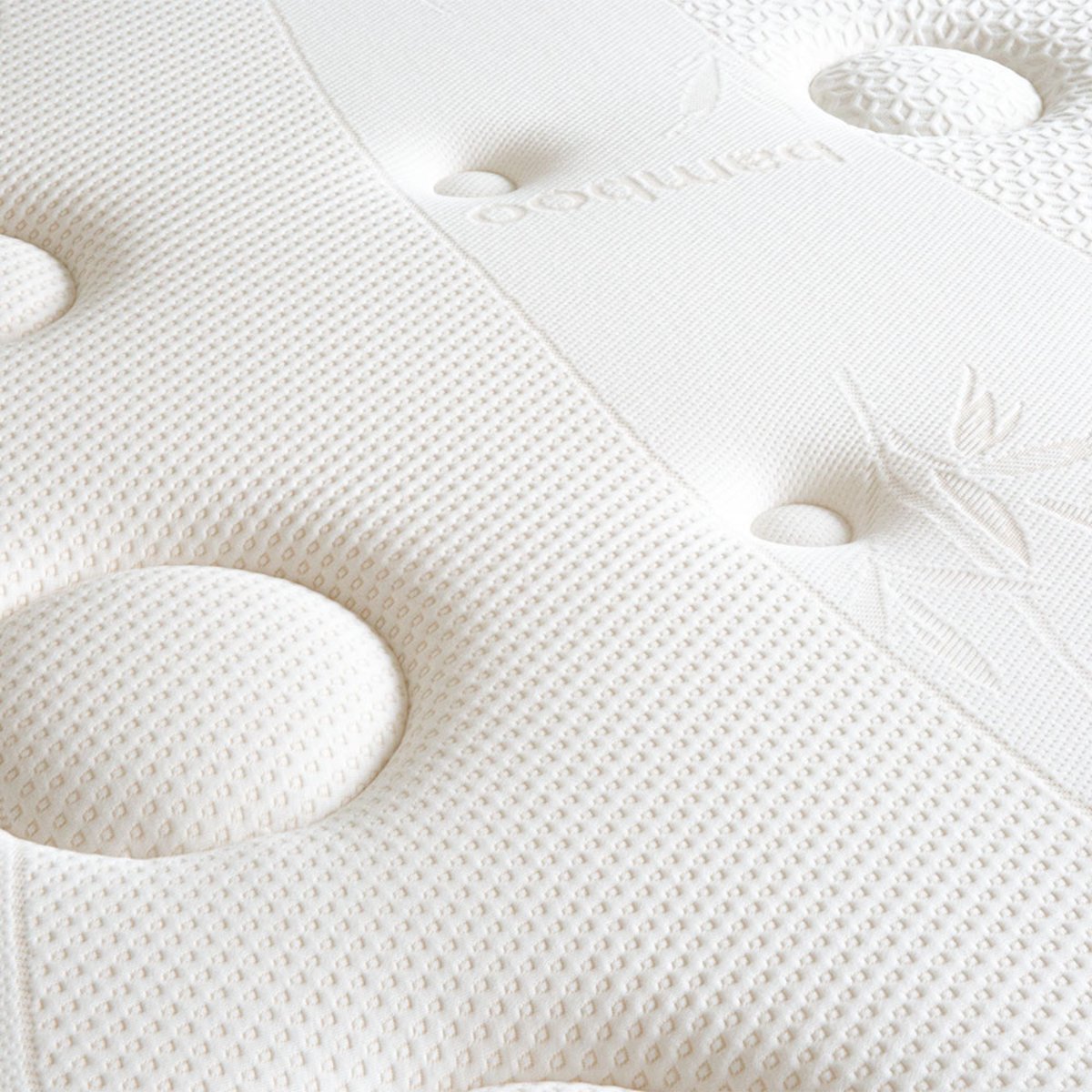 Pack Prélude 2.0 140x200 cm Matelas Latex 100% Naturel + Sommier Bois + Accessoires beige, BELLECOUR