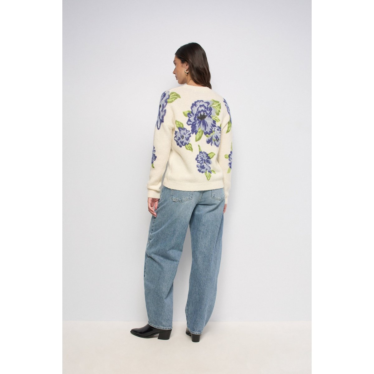 PULL EN LAINE ET MOHAIR beige, SALSA JEANS
