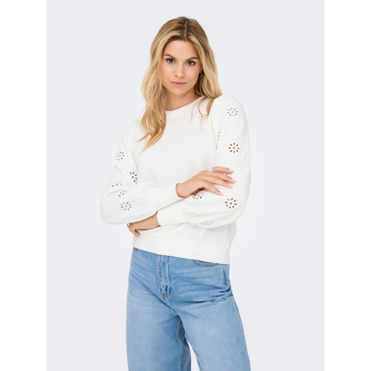 Sweat-Shirt cloud dancer 1, ONLY