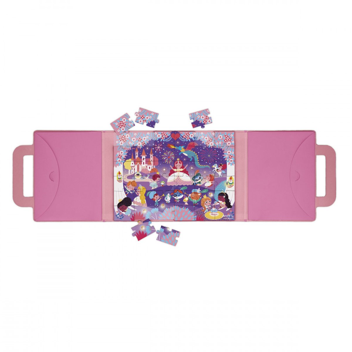 Puzzle Magnéti'puzzle Princesses 36 Pcs couleur unique, JANOD