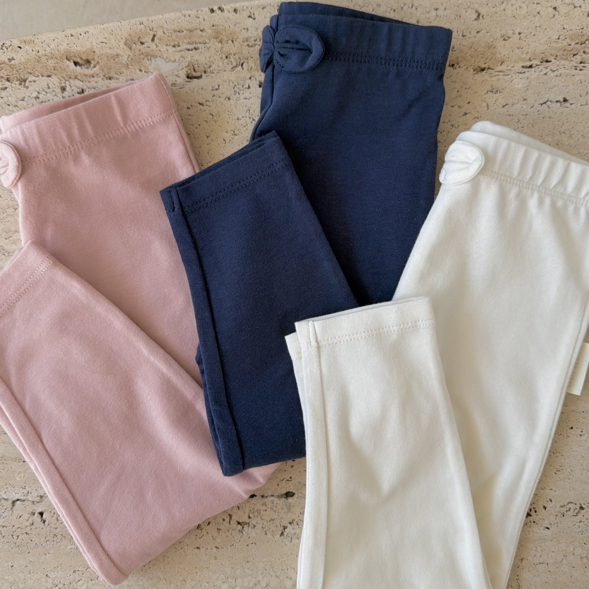 Lot de 3 leggings enfant Ollie bleu, PETIT BEGUIN