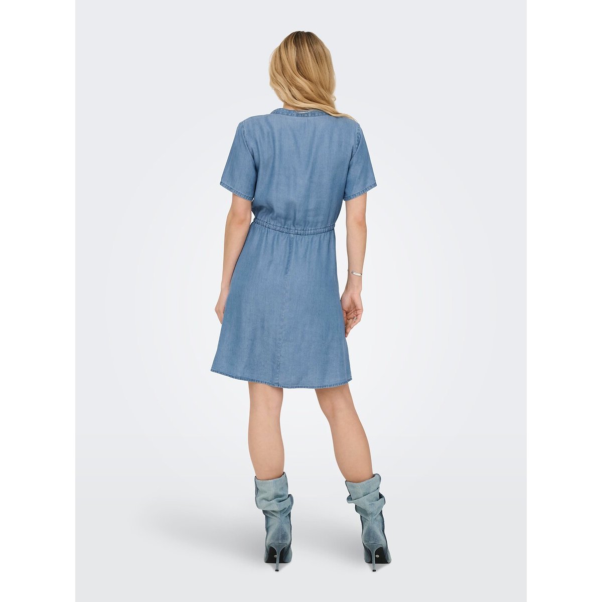 V-Neck Mini Dress blue, JDY