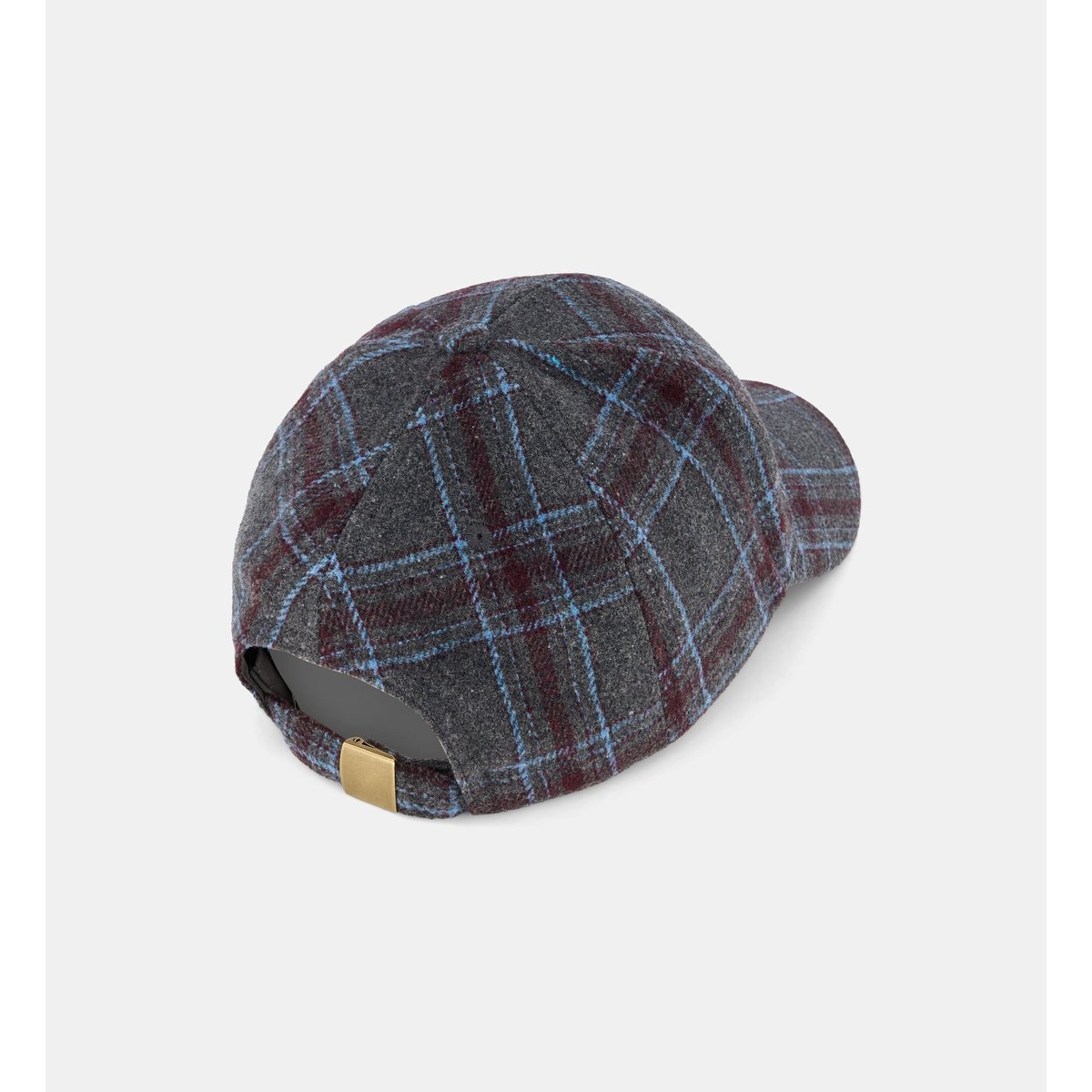Casquette bono tartan feutrée gris, GALERIES LAFAYETTE