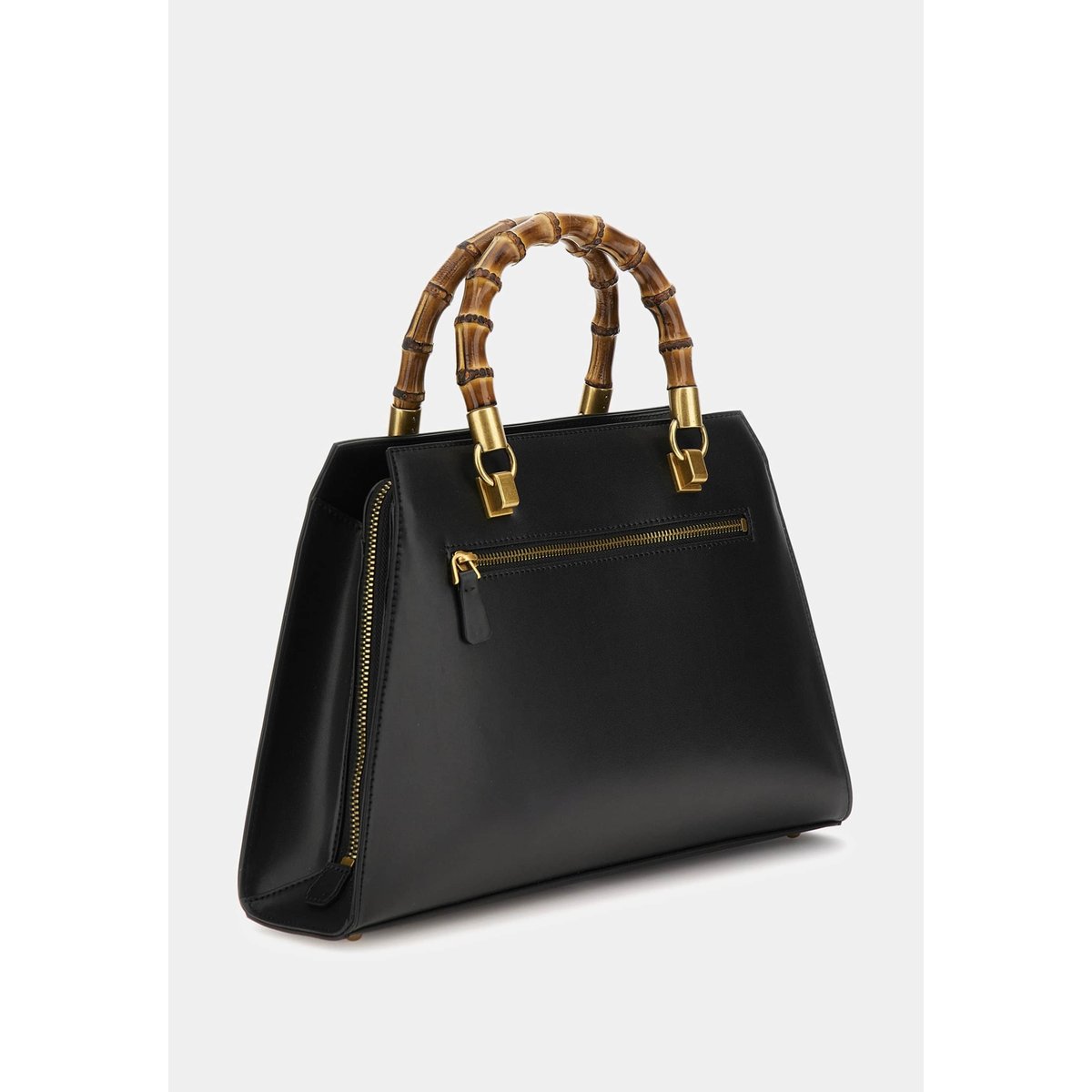 Sac À Main Stephi Anses Bambou noir, GUESS