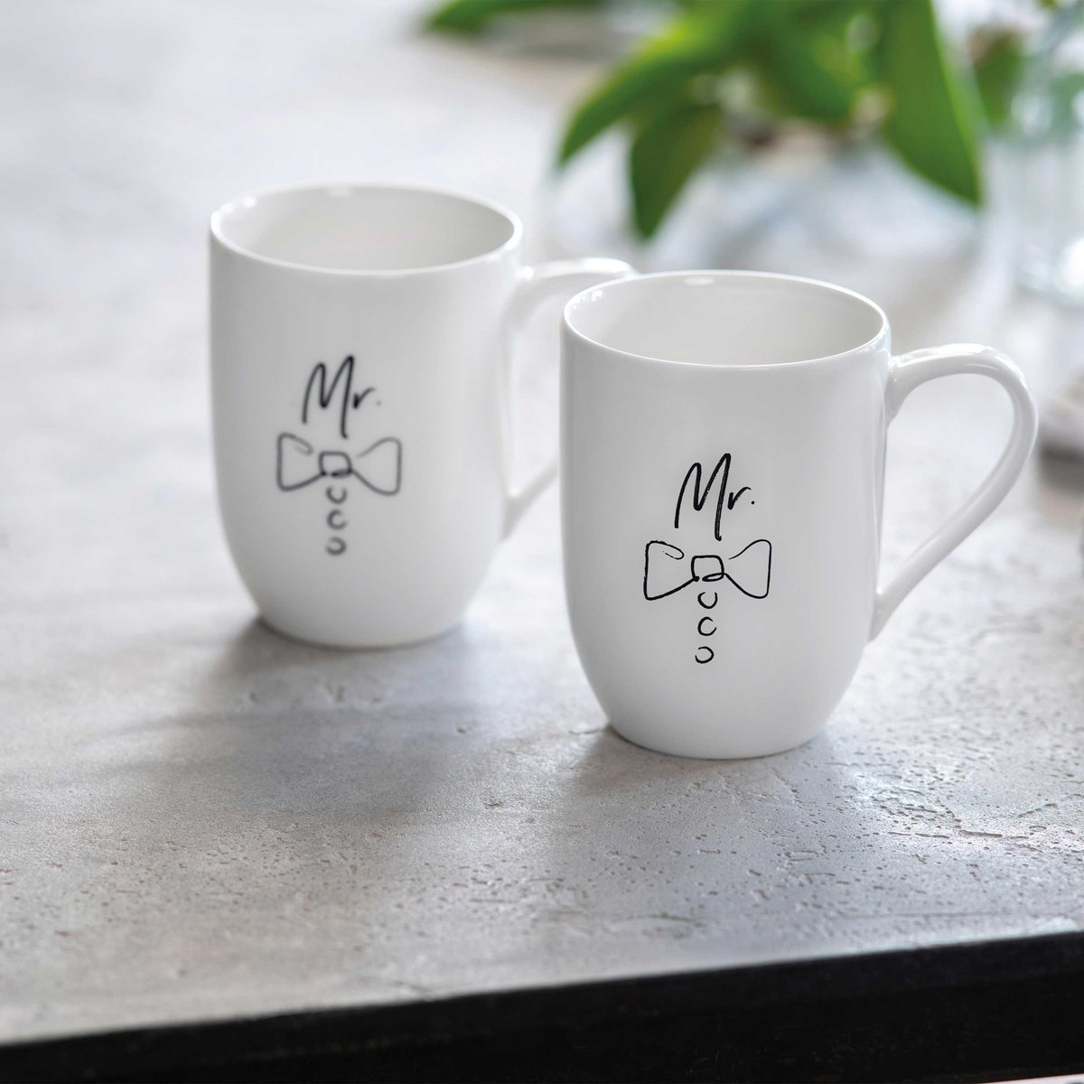 Ensemble De Tasses Et Mugs Mr Mr, 2 Pcs STATEMENT couleur unique, LIKE. BY VILLEROY & BOCH