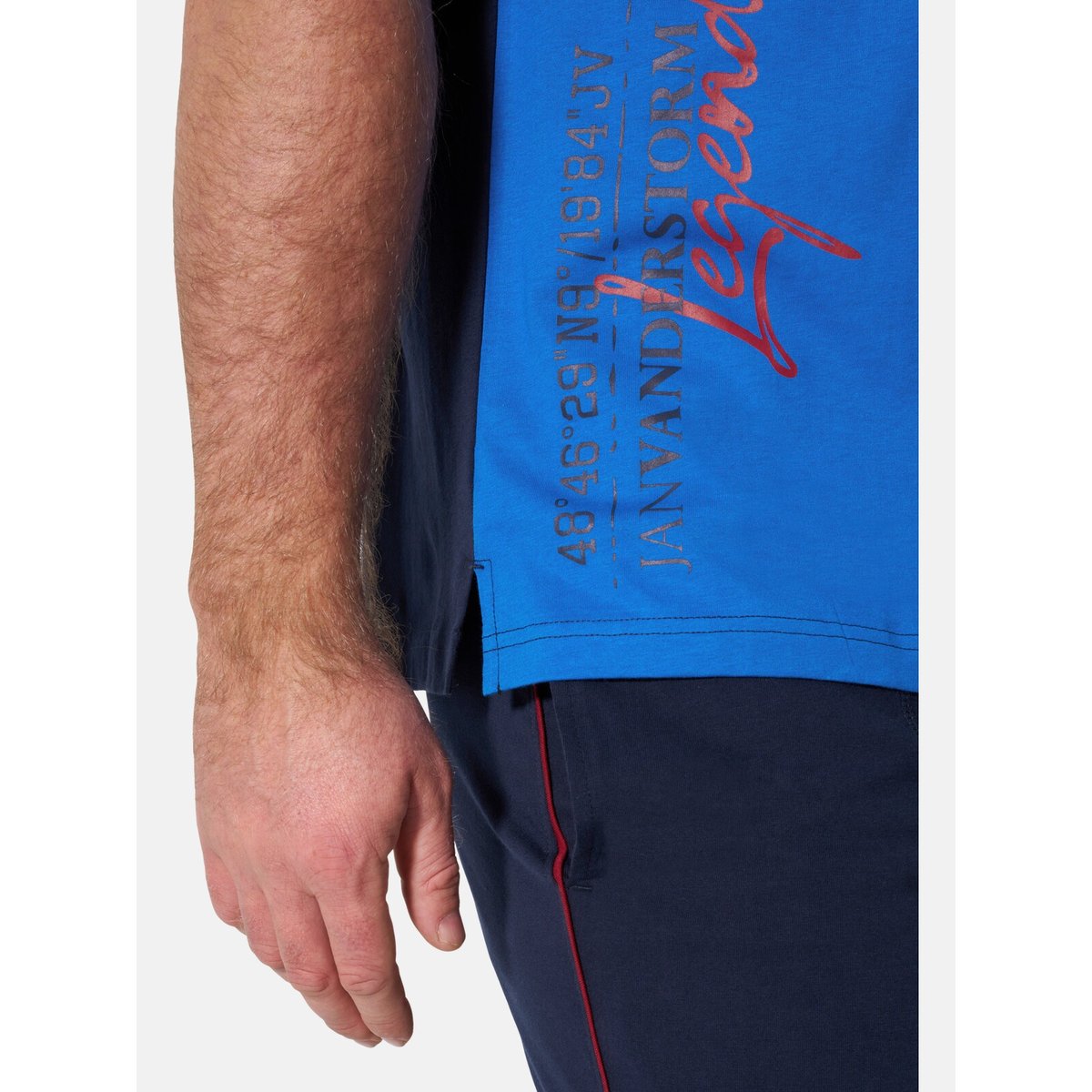 Pyjashort BERNFRIED bleu foncé, JAN VANDERSTORM