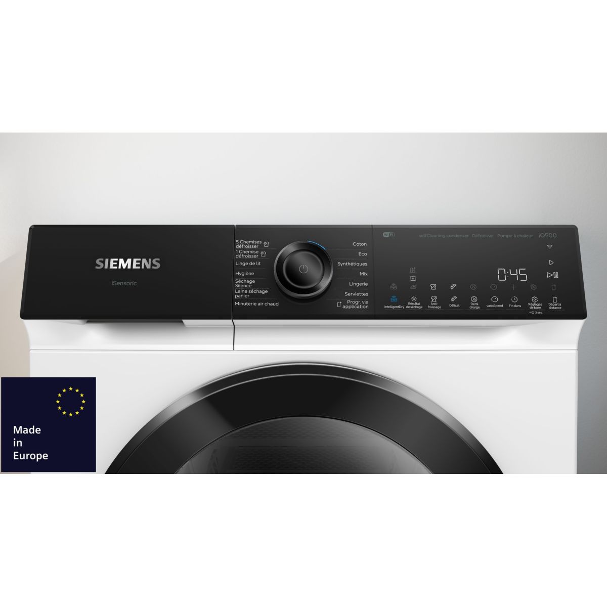 Sèche linge pompe à chaleur WQ46H2CTFR couleur unique, SIEMENS