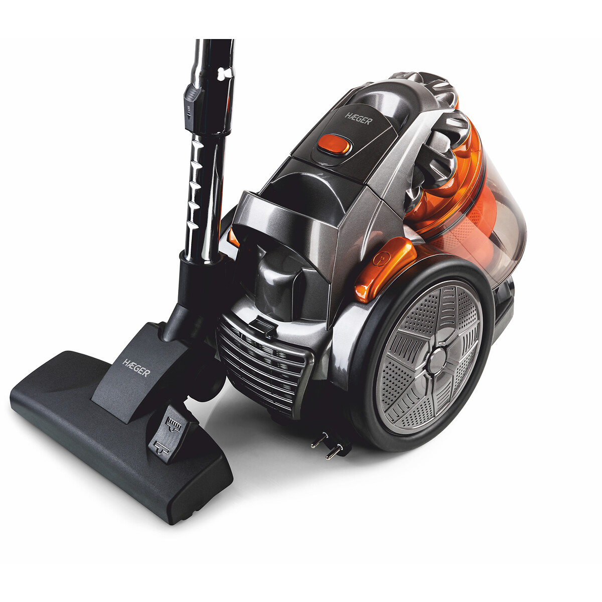 Aspirador Max Cyclon, HAEGER preto/laranja, HAEGER