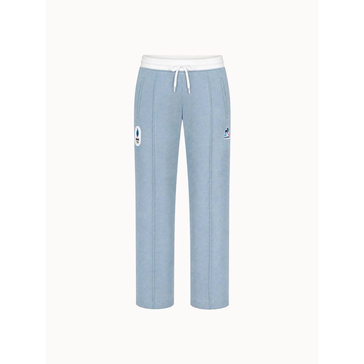 Pantalon droit Équipe de France Olympique 2026 Jeux Olympiques EQUIPE DE FRANCE ashley blue, LE COQ SPORTIF