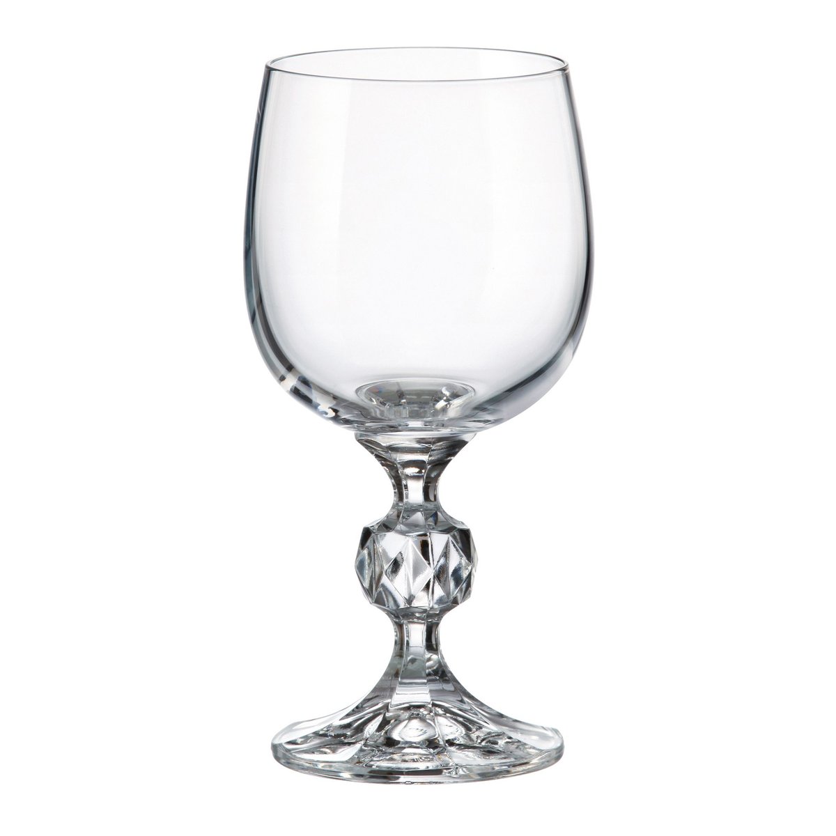 Lot de 3 verres à pied en cristallin 19cm, MATIGNON transparent, NOVASTYL