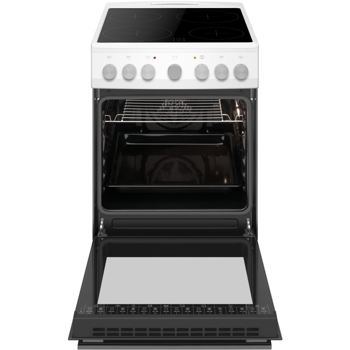 Cuisinière vitrocéramique FACV203B couleur unique, FAGOR