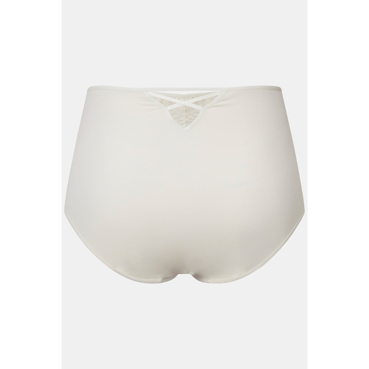 Culotte maxi taille haute avec empiècement blanc crème, ULLA POPKEN