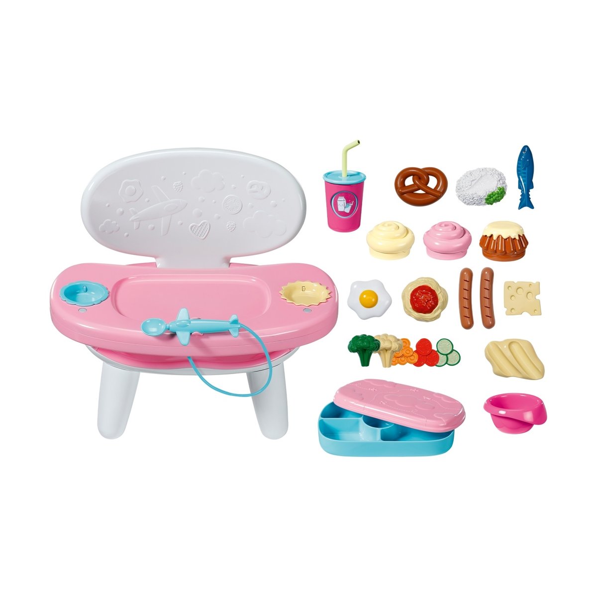 Baby born Table d'alimentation Lumineuse et sonore multicolore, ZAPF CREATION