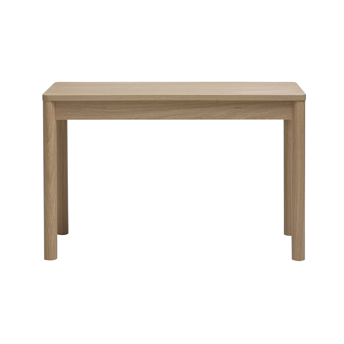 Bureau avec tiroir finition bois clair chêne L120 cm IZZIE couleur unique, MILIBOO