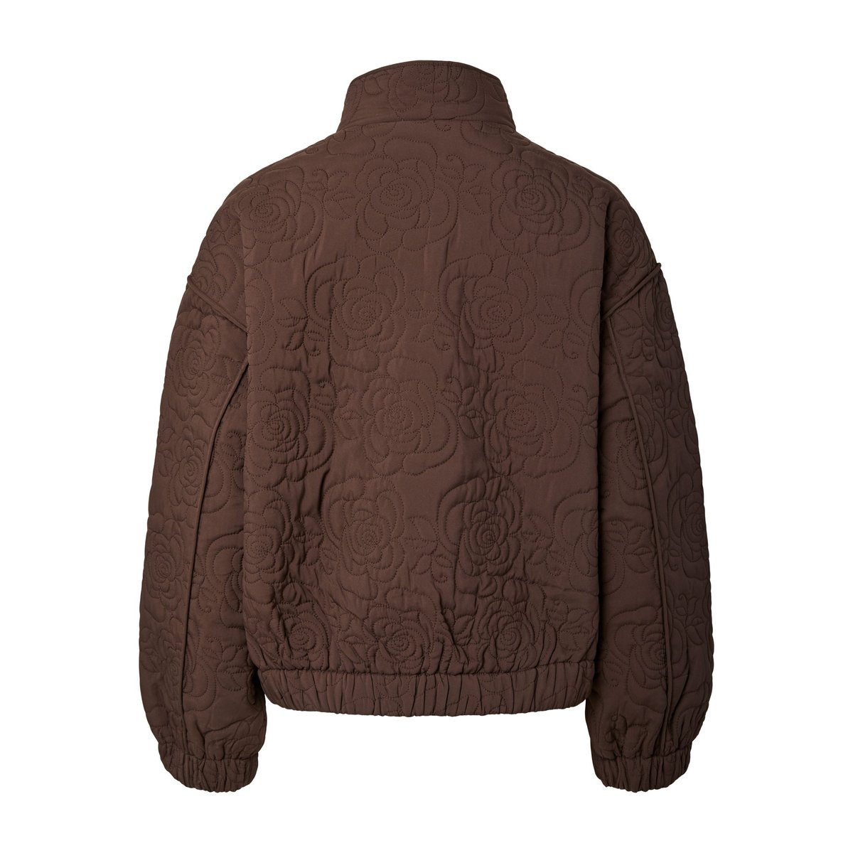 Veste Matelassée chocolate brown, YAS