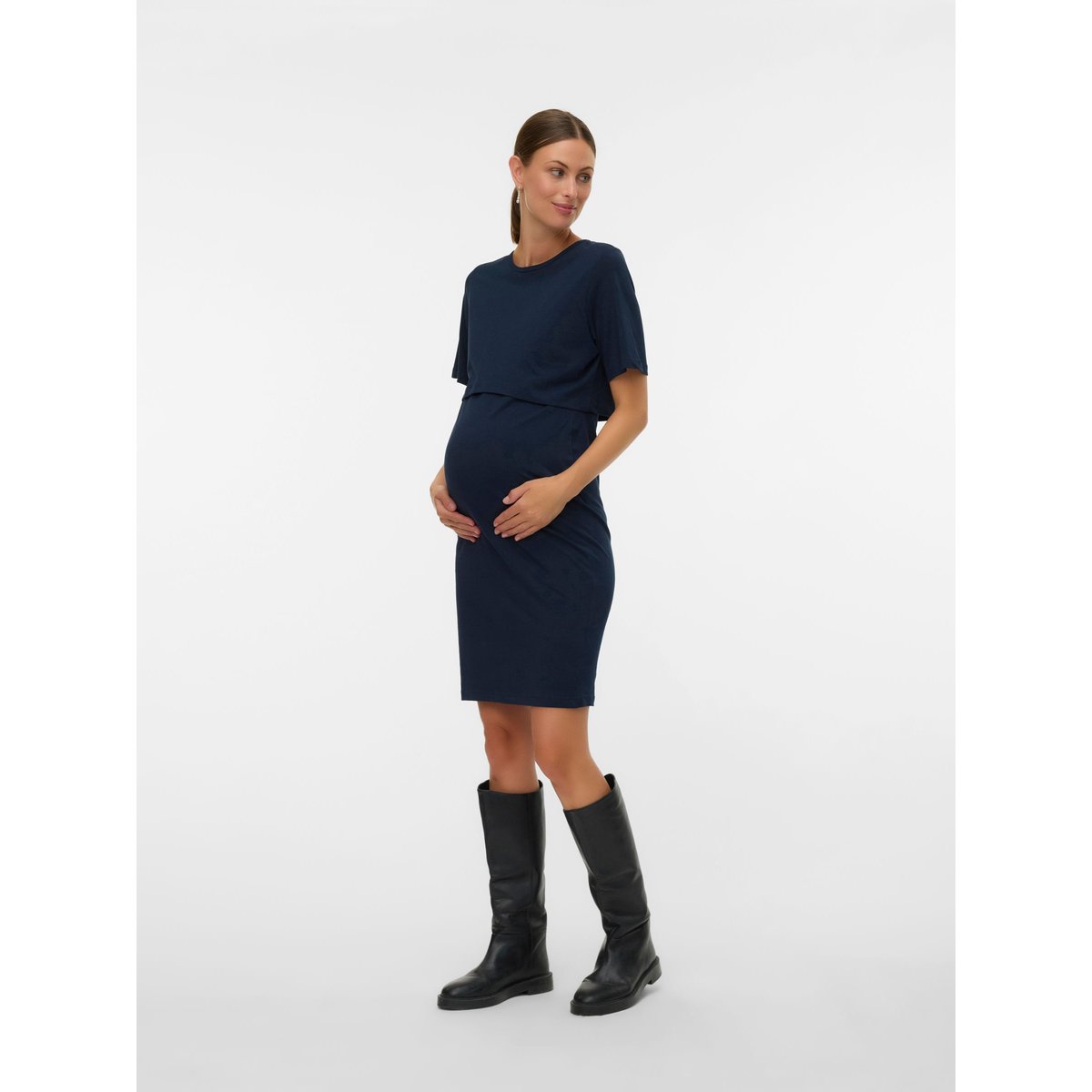 Robe navy blazer, MAMA LICIOUS
