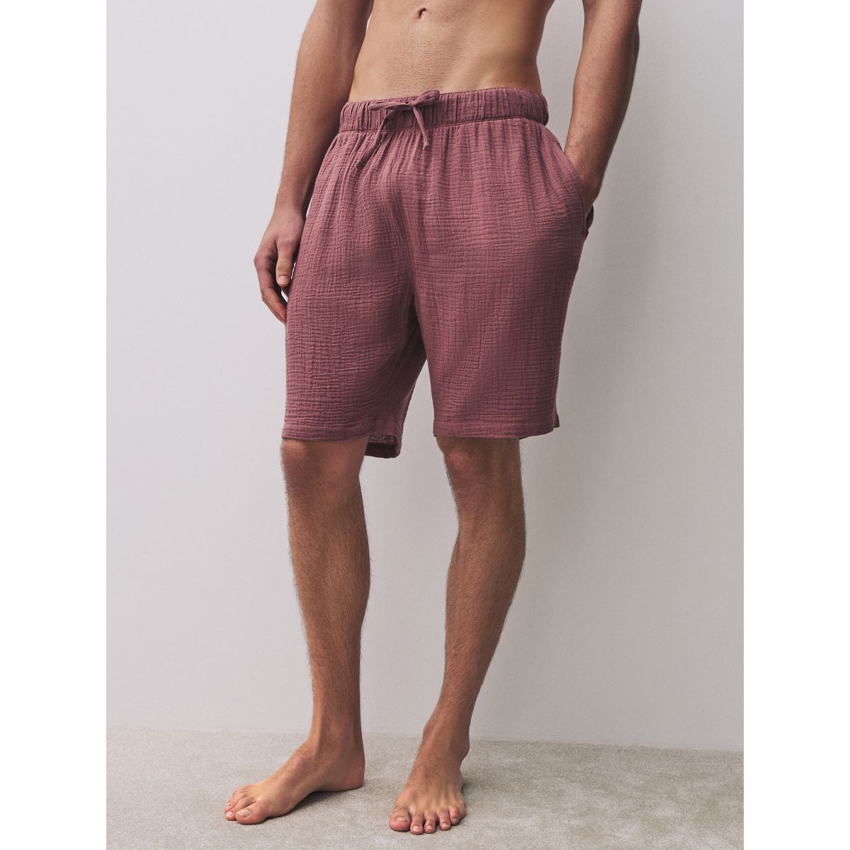 Short en étamine, lot de 2 vert/rose, NEXT