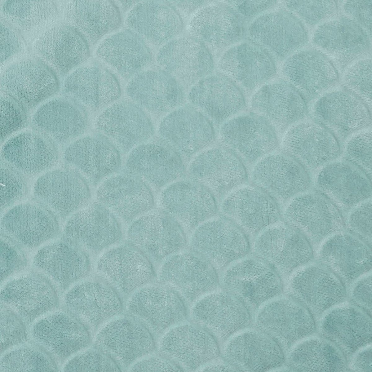Couverture Supersoft Wavy vert d'eau, blanc, NATTOU