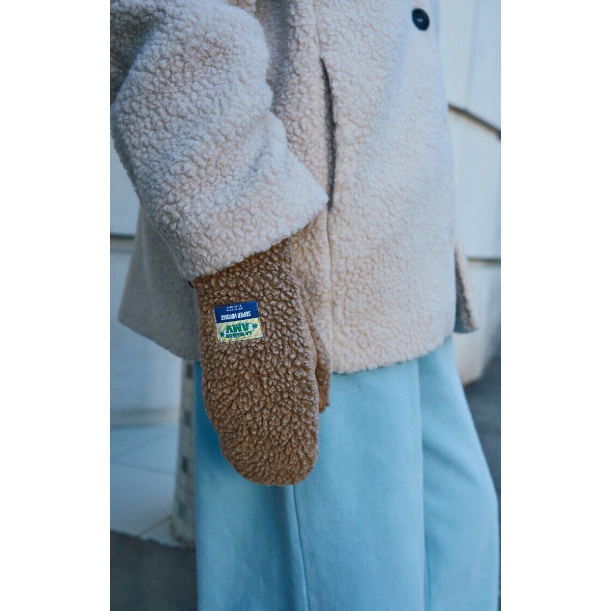 Guanti in sherpa Hoktown moscato, AMERICAN VINTAGE